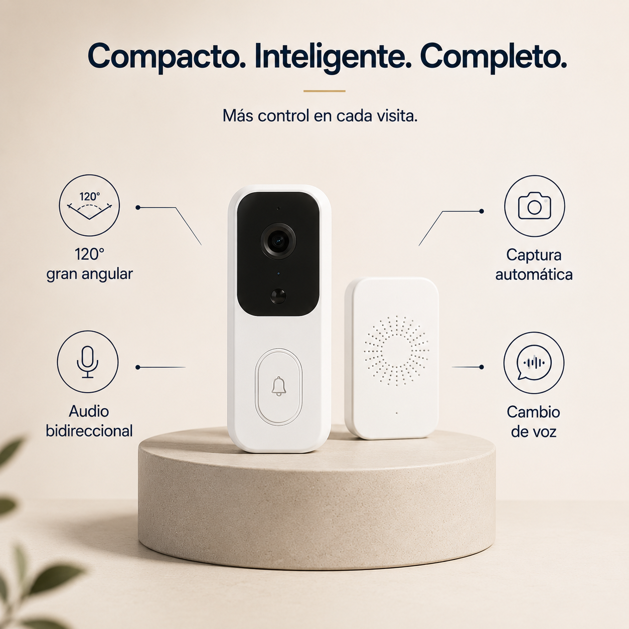 Vigía™ | Timbre Inteligente con Cámara y Alerta Móvil