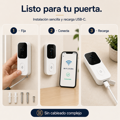 Vigía™ | Timbre Inteligente con Cámara y Alerta Móvil