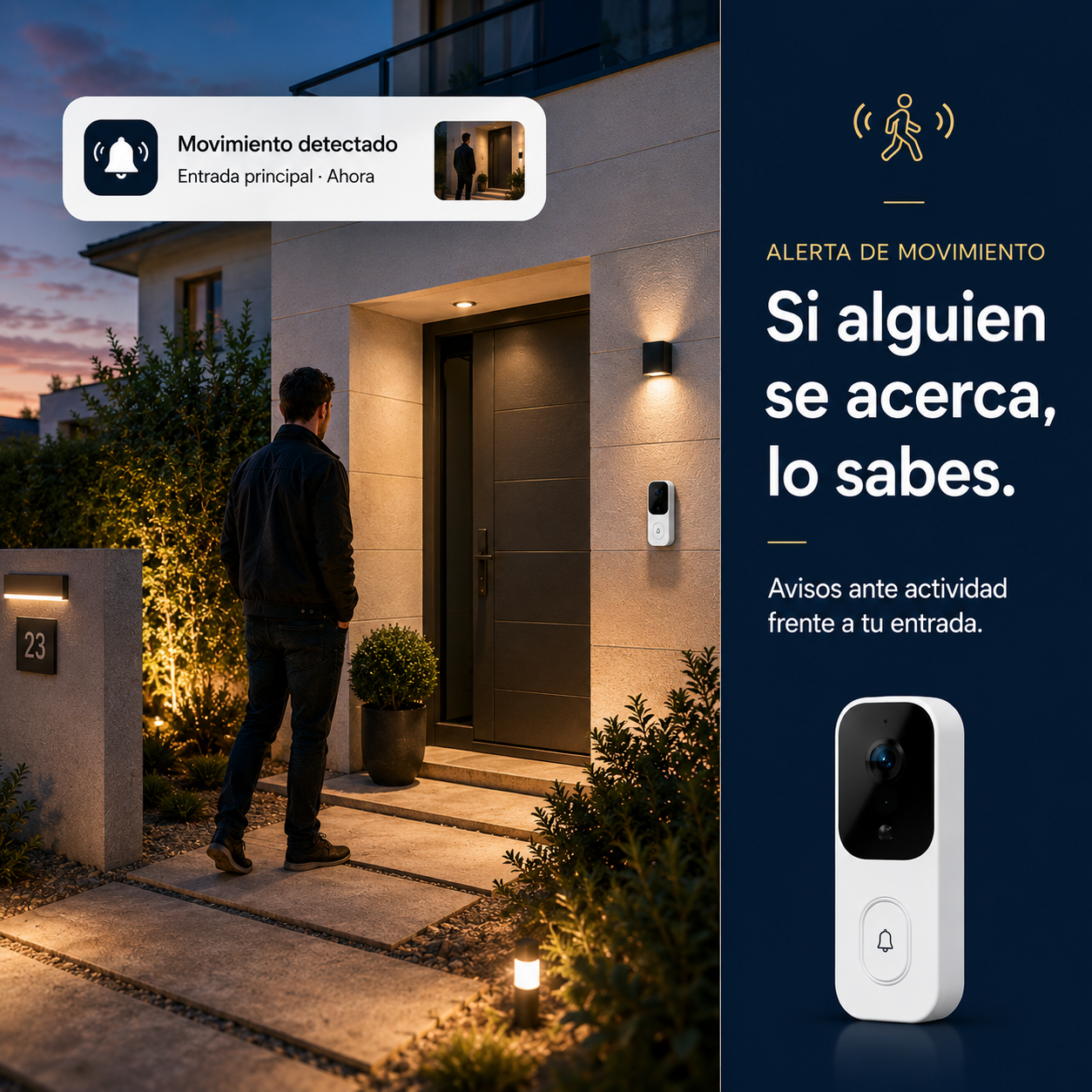 Vigía™ | Timbre Inteligente con Cámara y Alerta Móvil