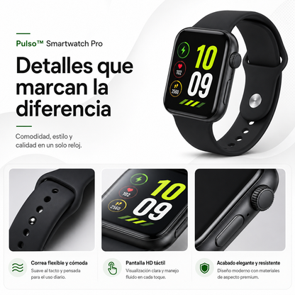 Pulso™ |  Smartwatch Premium de Última Generación