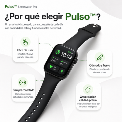 Pulso™ |  Smartwatch Premium de Última Generación
