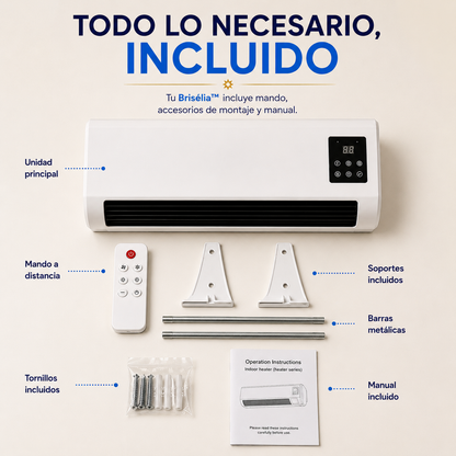 Brisélia™ | Aire Acondicionado Compacto Frío/Calor 2 en 1